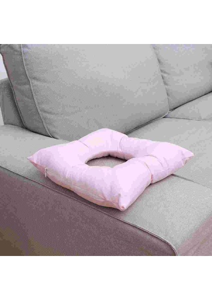Beyaz Yastık Yüz Pamuk Yastık Kare Yastıklar Masaj Güzellik Salonu Spa Ofis Çörek (Yurt Dışından)