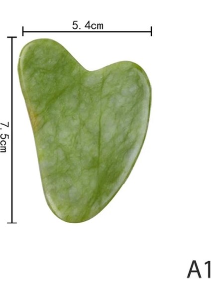 Gua Sha Kurulu Doğal Yeşim Guasha Masaj Taş Gua Sha Kurulu Güzellik Aracı Sağlık Guasha Kazıyıcı Yüz Kaldırma Masaj Meridyen Kazıma (Yurt Dışından)