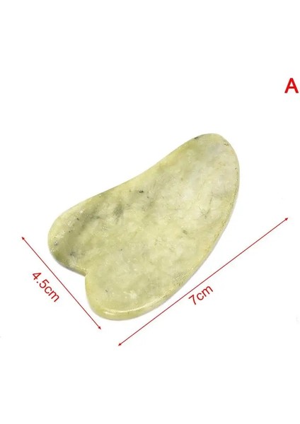 Gua Sha Kurulu Doğal Yeşim Guasha Masaj Taş Gua Sha Kurulu Güzellik Aracı Sağlık Guasha Kazıyıcı Yüz Kaldırma Masaj Meridyen Kazıma (Yurt Dışından)