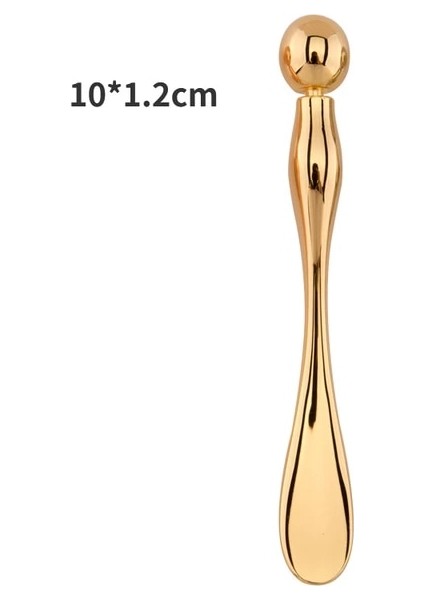 10 cm Altın Mini Çelik Top/Seramik Göz Kremi Masaj Sopası (Yurt Dışından)