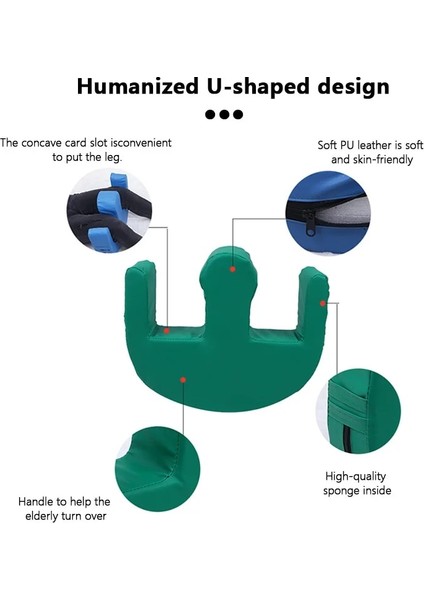 Sünger C Ters Çevirme Asistanı Masaj Matı Yaşlı Yatağı Yatak Yarası Pedi Ters Çevirme Hemşirelik Cihazı Yan Yatma Ters Çevirme Pedi U Yastık Tepe Şeklinde (Yurt Dışından) indirimleri