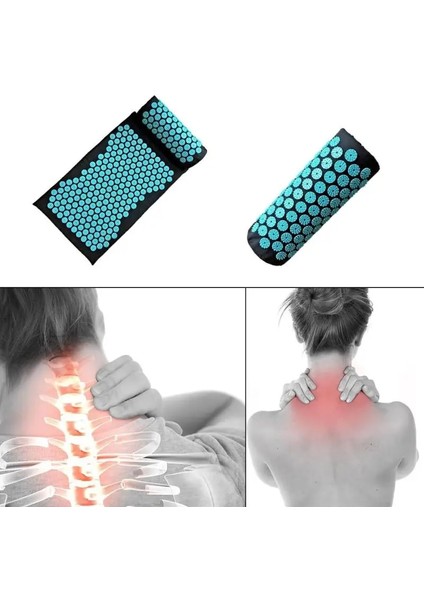 Çanta ile B Tipi 2022 Yeni Masaj Yastığı Masaj Yoga Mat Akupressur Stres Rahatlatmak Geri Vücut Ağrısı Başak Mat Akupunktur Matı (Yurt Dışından) fırsatları