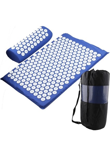 L Yeşil Mat Yastık Acupressuur Mat Hoofd Hals Terug Voetmassage Kussen Kussen Yoga Spike Mat Anti-Stres Akupunktur Pedi Naald Masajı (Yurt Dışından) indirimleri