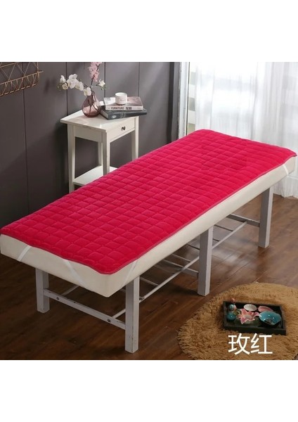 Kırmızı Deliksiz Kare 180CM60CM Yatak Delikli Masaj Masası Yatağı, Güzellik Salonu Pedi, Kaymaz Yastık (Yurt Dışından)