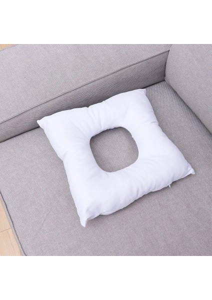 Mavi 1 Yüz Delik Yastık Masaj Minderi Kare Pamuk Yüz Yastık Kafalık Delik Kapakları Güzellik Salonu Yüz Masaj Yastığı 32X32X6 cm (Yurt Dışından) indirimleri