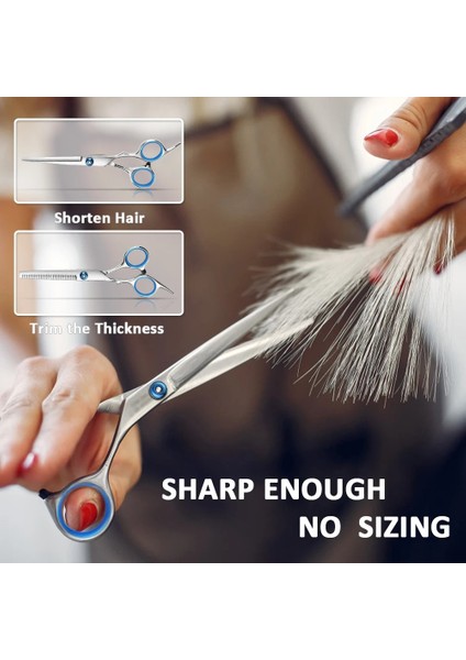 Tip 1 Profesyonel Kuaförlük Makas Seti Paslanmaz Çelik Berber Makası Kuyruk Tarak Saç Pelerin Saç Kesim Tarak Şekillendirici Aracı (Yurt Dışından) modelleri