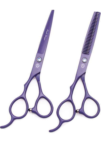 Z8001 Hong D 6yy Sol El Kuaförlük Makas Mor Ejderha 6 '' Berber Dükkanı Kesme Makası Inceltme Makas Profesyonel Saç Makası Z8001 (Yurt Dışından) fırsatları