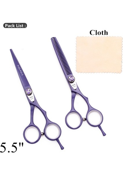 A-ZI-D-55N Saç Makas Profesyonel 5.5 "6.0" Aqıabı Japonya 440C Inceltme Makas Berber Dükkanı Saç Kesme Makas Saç Kesimi Makası A1018 (Yurt Dışından) fiyatları