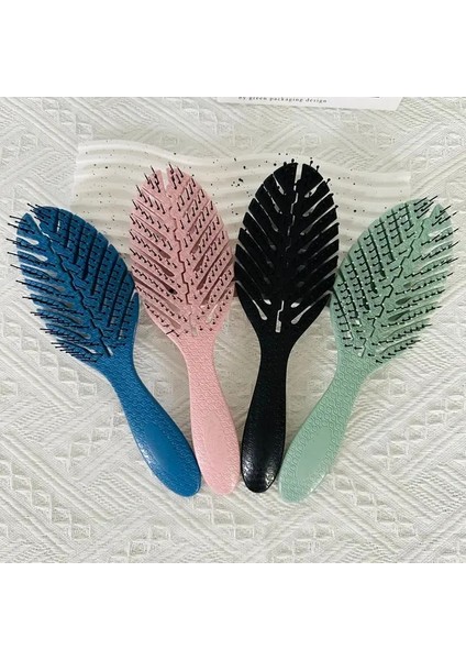 Rndom Renk Saç Masaj Tarak Saç Derisi Masaj Saç Fırçası Islak Kıvırcık Detangle Tarak Dolaşık Açıcı Saç Fırçası Kadın Salon Kuaförlük Şekillendirici Tarak (Yurt Dışından)