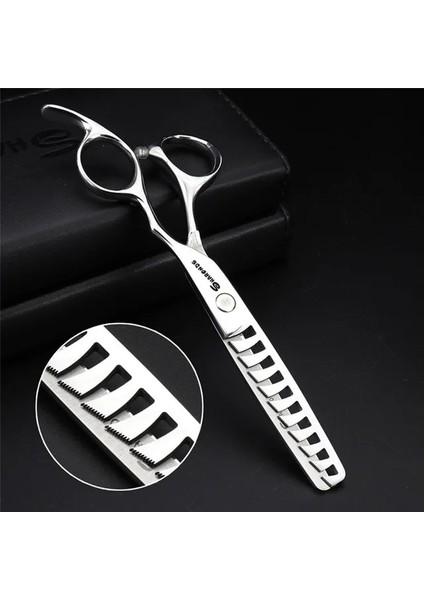 6 Inç 50-60 6/6.5/7/7.5 Inç Japon Profesyonel Kuaförlük Makas Berber Dükkanı Makası Saç Kesme Makası Inceltme Oranı Makas Seti (Yurt Dışından)