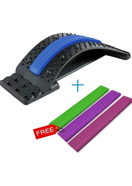 BUY1GET 4 4 Seviye Ayarlanabilir Manyetik Terapi Sırt Masajı Sedye Duruş Düzeltici Destek Omurga Ağrısı Rölyef Servikal Fitness Ekipmanları (Yurt Dışından)