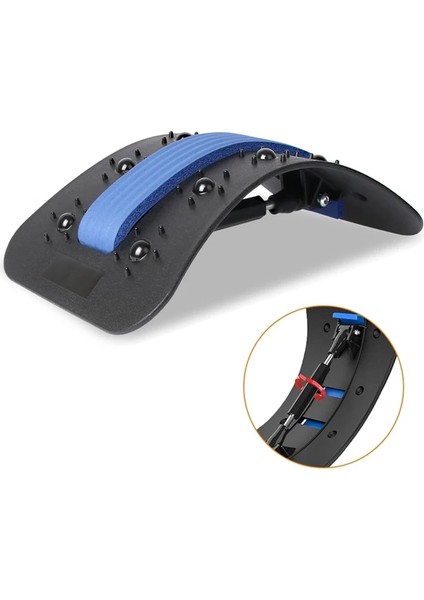 4-M-Bl 2022 Yeni Manyetik Terapi Sırt Masajı Sedye Boyun Streç Araçları Masaj Servikal Yastık Bel Desteği Duruş Düzeltici (Yurt Dışından)