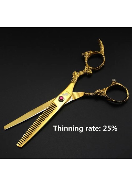 Şerit Kesme 6 "saç Makası Profesyonel Salon Kuaförlük Makas Japon Berber Makası Renkli Ejderha Kolu Şekillendirici Makas (Yurt Dışından) indirimleri