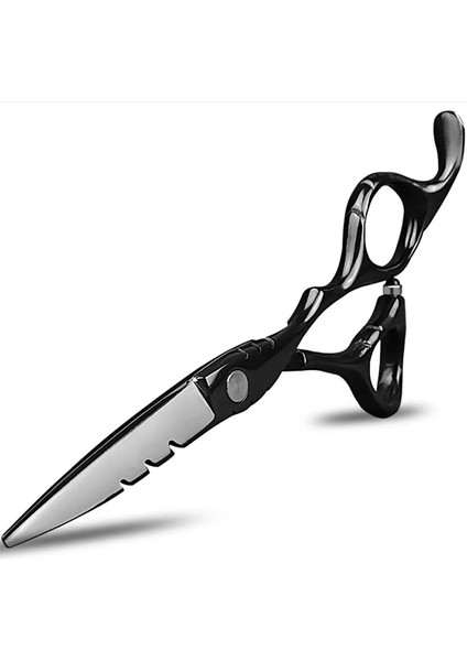 T55RY Japonya 440C Titanyum Qlating Berber Profesyonel Makas Kuaför Için 5.5/6.0 Kesme Inceltme Siyah Saç Makas Makası (Yurt Dışından) modelleri