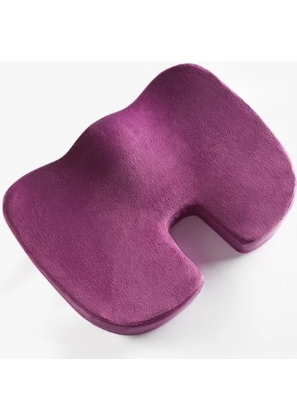 Mor Araba U Şeklinde Koltuk Minderi Jel Yeni Seyahat Nefes Koltuk Minderi Kuyruk Sokumu Ortopedik Bellek Köpük U Koltuk Masaj Koltuğu Minderi Pedi (Yurt Dışından)