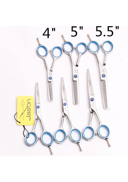 J1117 Yin C 5yy 4 "5" 5.5 "jason Marka Şekillendirici Aracı Inceltme Makas Kesme Makası Kuaförlük Makas Profesyonel Saç Makas Seti J1117 (Yurt Dışından) fiyatları