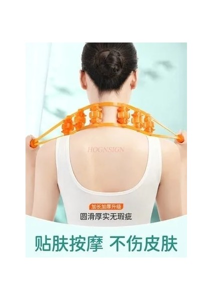 Q Sırt Masajı Sırt Meridyeni Tarama Masaj Sopası Artefaktı Yuvarlanan Top Silindiri Geri Çekme Masajı Gerektirmez (Yurt Dışından) fırsatları