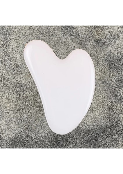 Reçine Beyaz Güzellik Sağlık Gua Sha Kazıyıcı Yüz Masajı Doğal Reçine Bianstone Yeşim Gua Sha Kurulu Cilt Bakımı Yüz Vücut Spa Masaj Aracı (Yurt Dışından)