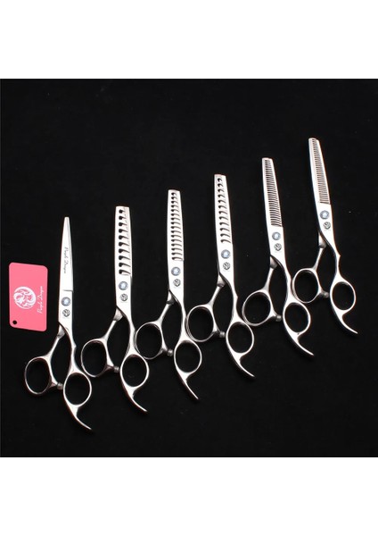 Z2000 Lan 12T 6n 6" 17CM 440C Mor Ejderha Berber Makas Kesme Makası Inceltme Makas Kuaförlük Malzemeleri Profesyonel Saç Makası Z2000 (Yurt Dışından) fiyatları