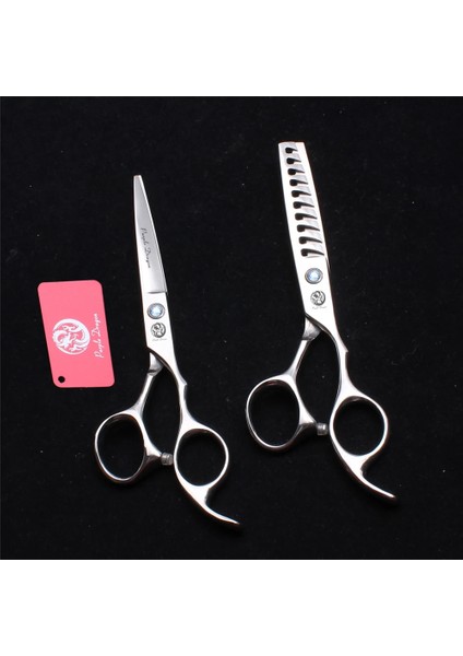 Z2000 Lan 12T 6n 6" 17CM 440C Mor Ejderha Berber Makas Kesme Makası Inceltme Makas Kuaförlük Malzemeleri Profesyonel Saç Makası Z2000 (Yurt Dışından) modelleri