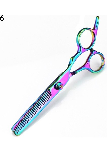 6 Profesyonel 6 Inç Saç Makas Inceltme Berber Kesme Saç Makası Makas Saç Trim Şekillendirici Araçları Kuaförlük Makas (Yurt Dışından)