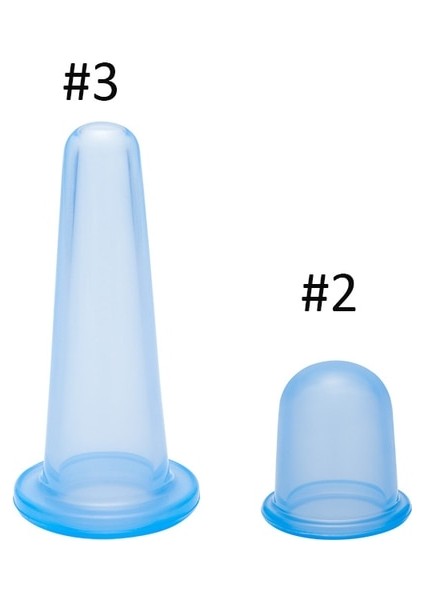 Blue-2-3 Silika Masaj Vücut Bardak Yüz Vantuz Anti Selülit Vakum Çukurluğu Kutular Sırt Masajı Kavanozları Çin Fizyoterapi Kiti (Yurt Dışından)