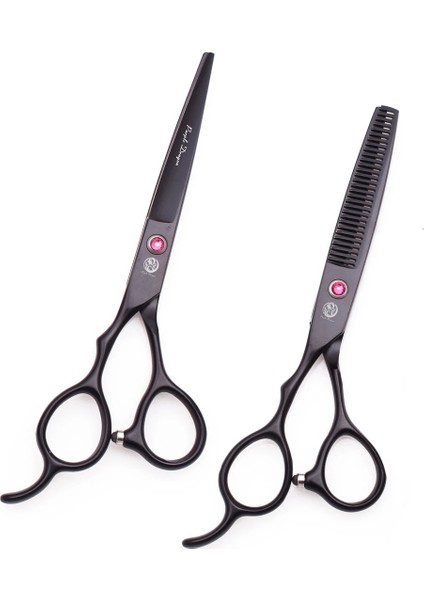 Z8001 Zi D 6yy Sol El Kuaförlük Makas Mor Ejderha 6 '' Berber Dükkanı Kesme Makası Inceltme Makas Profesyonel Saç Makası Z8001 (Yurt Dışından)