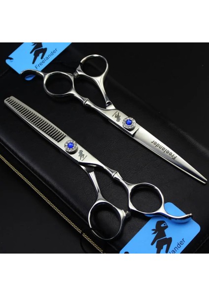FR-265T Freelander Japonya Çelik Saç Makas Seti 440C 6 Inç Profesyonel Kuaför Kuaförlük Makas Kesme Makası (Yurt Dışından) fiyatları