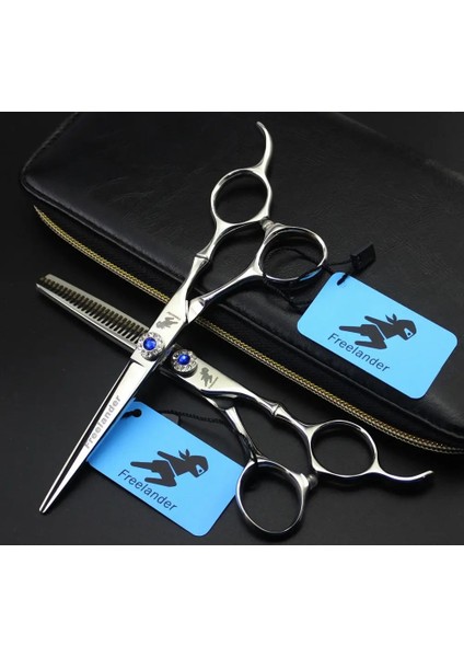 FR-265T Freelander Japonya Çelik Saç Makas Seti 440C 6 Inç Profesyonel Kuaför Kuaförlük Makas Kesme Makası (Yurt Dışından) modelleri