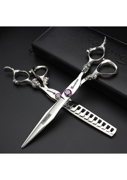 6 Inç Set Profesyonel Kuaförlük Makas 6/7/8/9 Inç Kesme Inceltme Makası Salon Kuaför Saç Makas Seti Kuaförlük Aracı 440C (Yurt Dışından) fırsatları