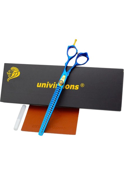 Pembe Univinlions 8 Inç Makas Köpek Profesyonel Bakım Makası Pet Inceltme Makası Ev Damat Tijeras Perro Saç Düzeltici (Yurt Dışından)