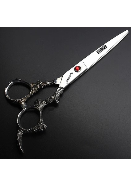 6 Inç Kesim Profesyonel Saç Kesme Makinesi 6 Inç Japon Kuaförlük Makas Saç Düz Makas Seti Ücretsiz Hediye Çantası Tarak (Yurt Dışından)