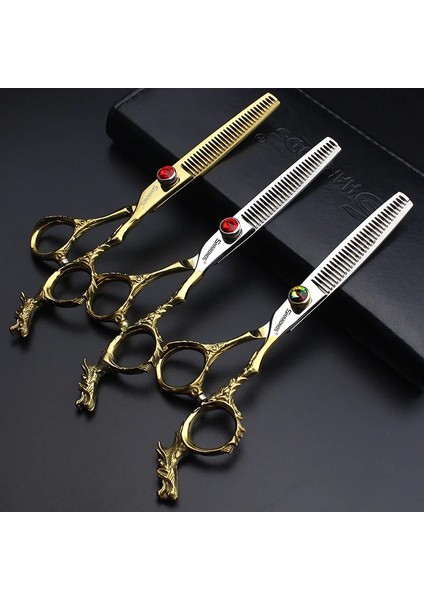 6 Inç Kesim Profesyonel Saç Kesme Makinesi 6 Inç Japon Kuaförlük Makas Saç Düz Makas Seti Ücretsiz Hediye Çantası Tarak (Yurt Dışından) indirimleri