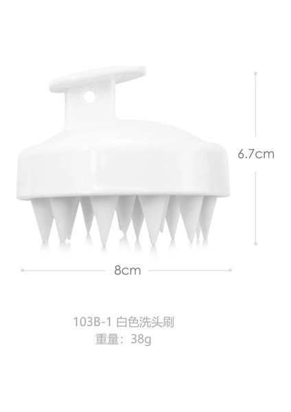 Beyaz Silikon Şampuan Saç Derisi Saç Masajı Kafa Vücut Saç Derisi Masaj Fırçası Tarak Saç Yıkama Tarağı Duş Fırçası Banyo Spa Masaj Fırçası (Yurt Dışından) fiyatları