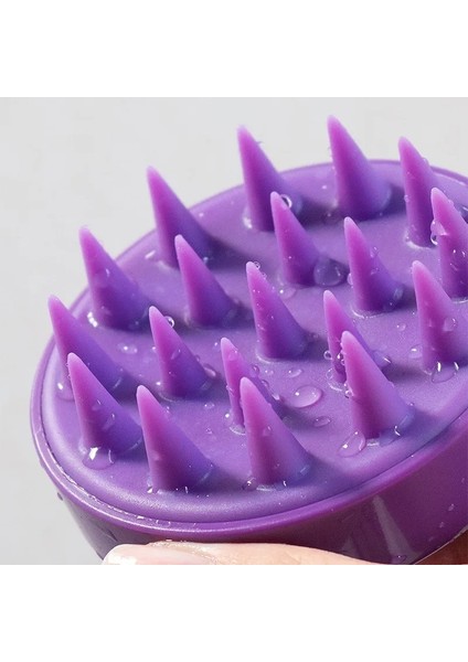 Beyaz Silikon Şampuan Saç Derisi Saç Masajı Kafa Vücut Saç Derisi Masaj Fırçası Tarak Saç Yıkama Tarağı Duş Fırçası Banyo Spa Masaj Fırçası (Yurt Dışından) indirimleri