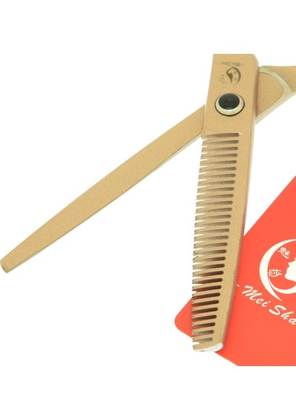 A0119A-05-60 Meisha 6 Inç Japon 440 Kuaförlük Makas Döner Başparmak Saç Kesme Makası Berber Inceltme Makas Salon Araçları A0122A (Yurt Dışından)
