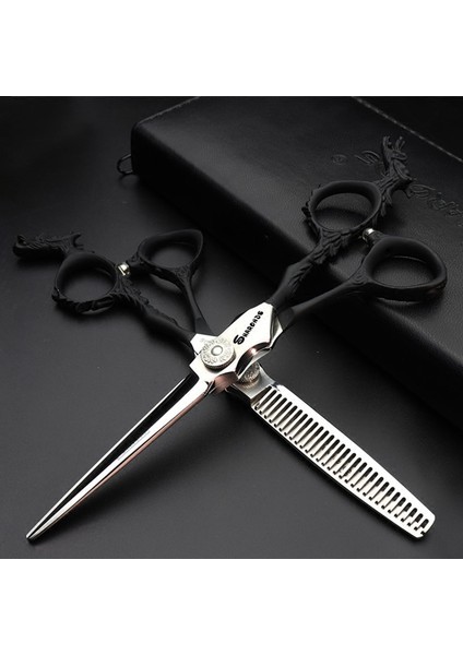 Stil D Kesim Orijinal Yeni Kuaförlük Makas Profesyonel 6 Inç Berber Makası Saç Stilisti Özel Makas Düz Diş Makas (Yurt Dışından) fırsatları