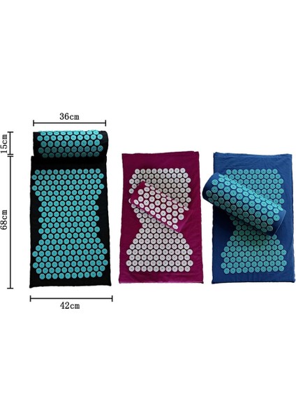 Çanta ile Tip A 2022 Yeni Masaj Minderi Masaj Yoga Mat Akupunktur Stres Rahatlatmak Geri Vücut Ağrısı Başak Mat Akupunktur Mat (Yurt Dışından) indirimleri