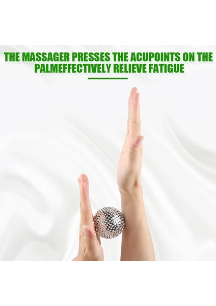 Altın-M Yeni 1 Çift/3 Çift Yoga Fitness Topu Manyetik Terapi Masajı Mıknatıs El Akupunktur Topu Akupunktur Noktası Iğne Masajı Basınç Tahliye (Yurt Dışından)