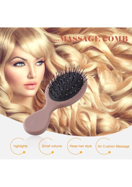 Yeşil Yastık Tarak Taşınabilir Saç Derisi Masaj Saç Fırçası Kıvırcık Düz Anti Statik Taraklar Ev Salon Kuaförlük Şekillendirici Araçları (Yurt Dışından) modelleri