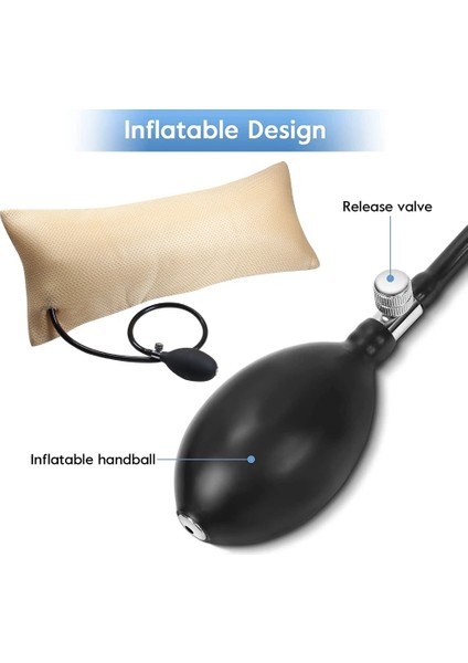 Wine Rde Şişme Bel Desteği Yastık, Ev, Ofis, Araba Için El Basıncı Şişirme ile Taşınabilir Bel Desteği Arkalık Minderleri (Yurt Dışından) modelleri