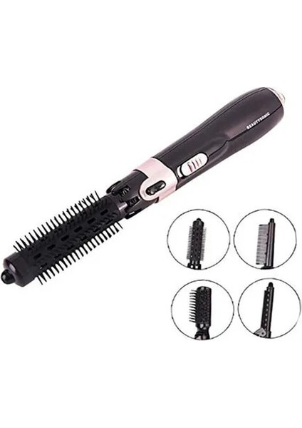 Siyah Ab Tak Elektrikli Saç Fırçaları Sıcak Satış Saç Kurutma Makinesi Tarak Fonksiyonu Çok Negatif Iyon Ev Kuaförlük Tarak Düz Saç Kıvırcık Çift Kullanımlı (Yurt Dışından)