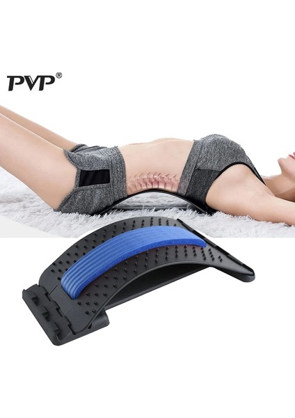 Siyah Pembe Sırt Masajı Sedye Ekipmanları Massageador Sihirli Destek Streç Fitness Gevşeme Omurga Ağrısı Bel Rölyef Sırt Sedye (Yurt Dışından) fiyatları