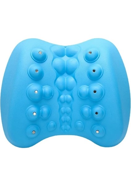 Mavi Bel Desteği Yastık Çekiş Düz Omurga Relax Sırt Masajı Bel Masajı Sırt Sedye Cihazı Bel Masajı (Yurt Dışından)