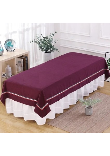 Mavi 120CM230CM Yeni Yatak Örtüsü Dört Mevsim Evrensel Güzellik Salonu Yatağı Saf Pamuk Levha Sağlık Spa Özel Masaj Masası Için Delik Yok (Yurt Dışından)