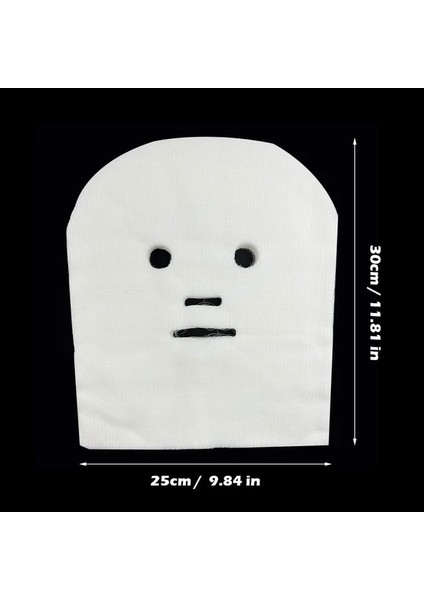 Boyutu 25X30 cm 100 Adet Yüz Gazlı Bez Maskeleri Tek Kullanımlık Maske Bezi Saf Pamuk Ev Salon Dıy Güzellik Yumuşak Cilt Bakımı Yönetimi Maske Aracı (Yurt Dışından)