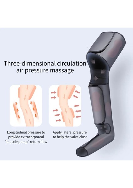 Kutu ile Elektrikli Hava Sıkıştırma Ayak Masajı Sağlık Dolaşımı Egzersiz Terapisi Shiatsu Buzağı Uyluk Sıkıştırma Masajı Rölyef (Yurt Dışından) fırsatları
