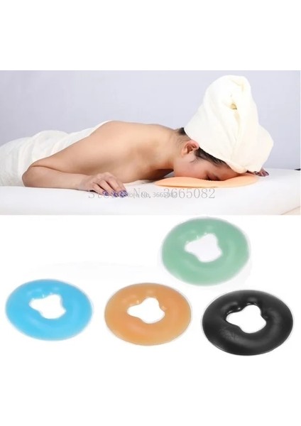 Mavi Yumuşak Silikon Spa Masaj U Yastık Kalıcı Makyaj Dövme Yalan Yastık Güzellik Cilt Bakımı Yerleşimi Yüz Relax Beşik Yastık Pedi (Yurt Dışından)