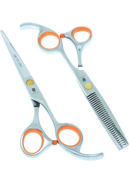 A0054C-01-60 Smıth Chu 5.5/6 Inç Saç Kesme Makası Profesyonel Kuaförlük Makas Berber Inceltme Saç Makası Şekillendirici Araçları A0054C (Yurt Dışından)