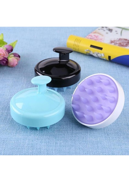 Kırmızı 1 Adet Masaj Fırçası Saç Yıkama Fırçası Silikon Kafa Vücut Masajı Tarak Silikon Akupunktur Noktası Masaj Rahatlatıcı Fırça Araçları (Yurt Dışından) indirimleri